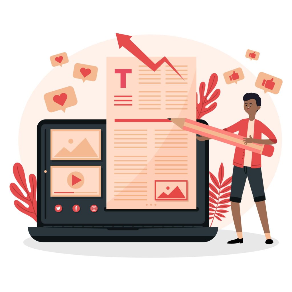 team of members managing content creation